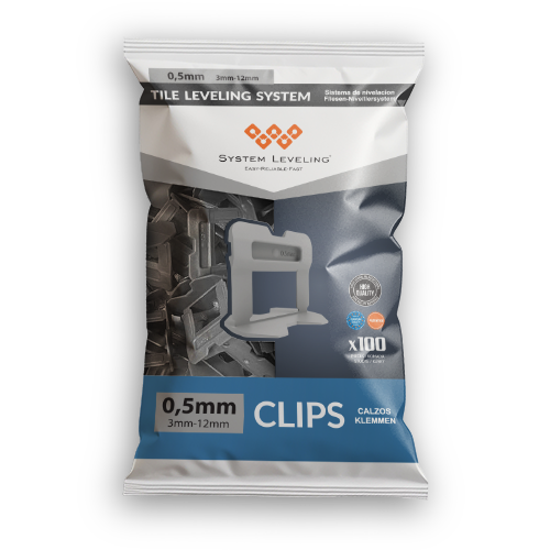 Tile levelers 0.5mm – For professional installation