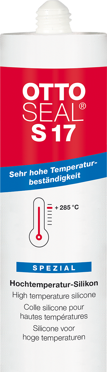 OTTOSEAL S17 Heat-resistant Silicone 310ml - Red-brown (C65)