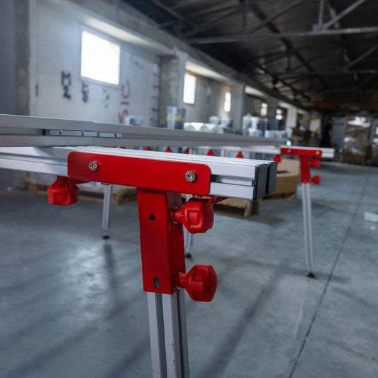 E2009 Plattenstütztisch mit 500 kg Tragfähigkeit und verstellbarem Größenbereich