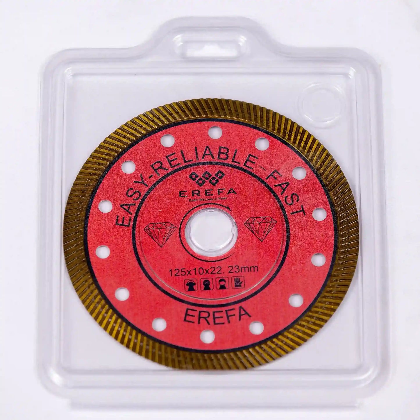 E1051 Dekton Diamanttrennscheibe, 125 mm, Industriequalität für Präzision und Geschwindigkeit