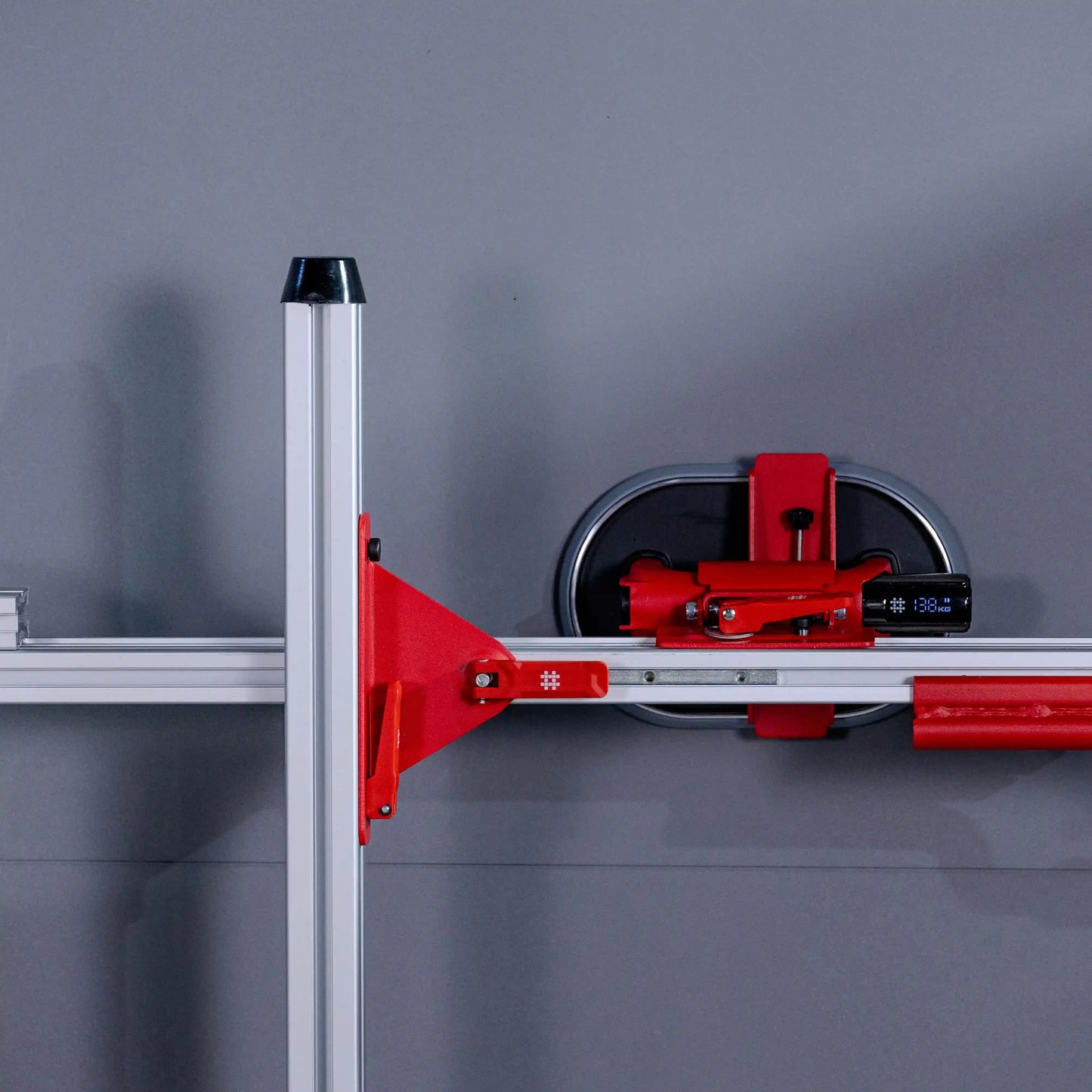 E4001 Schwerlast-Plattenheber mit Aluminium-Saugnapf und LCD-Display