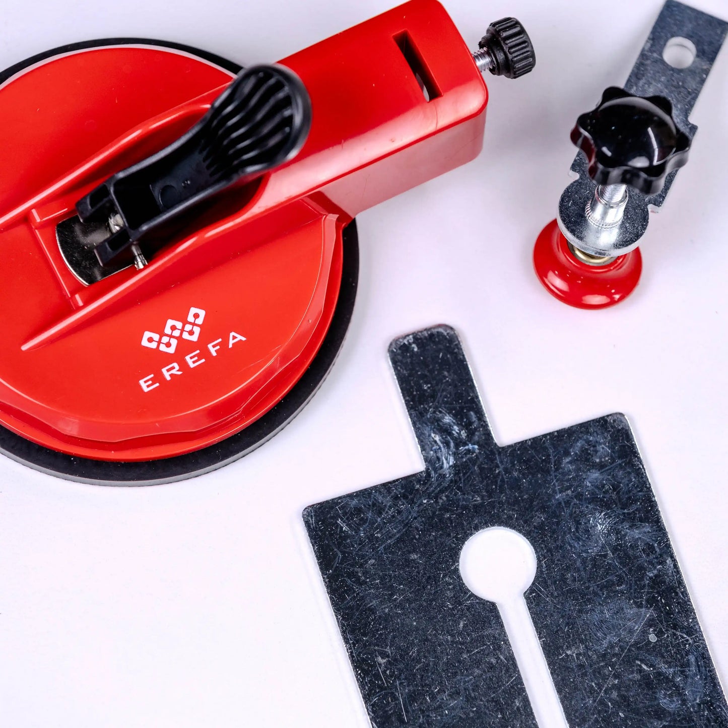 E1026 Saugnapf mit verstellbarem Winkel, ergonomischem Griff und 50 kg Tragkraft