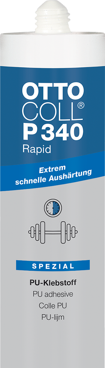 compare product OTTOCOLL P 340 Rapid - Ekstremno jak brzi PU lepak, sivi, 310ml