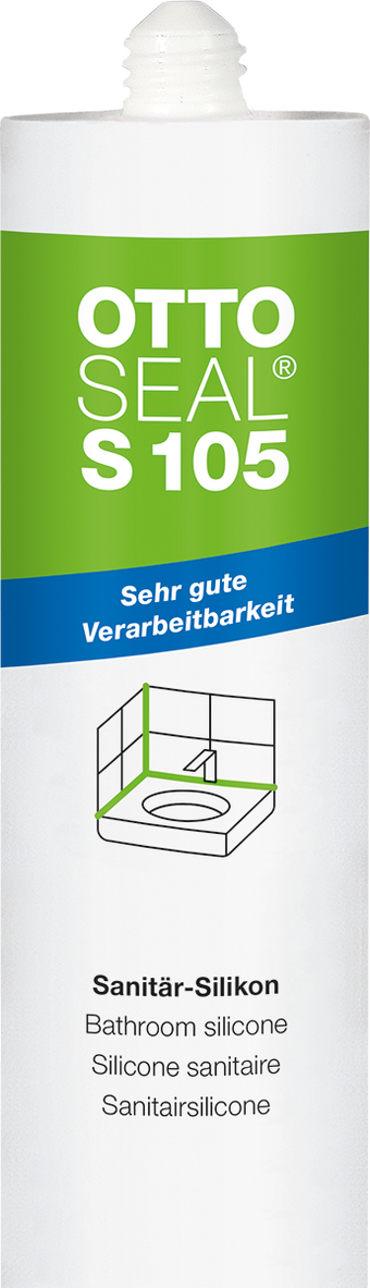 compare product OTTOSEAL S105 Anti-mould sanitary silicone 310ml - Cement grey