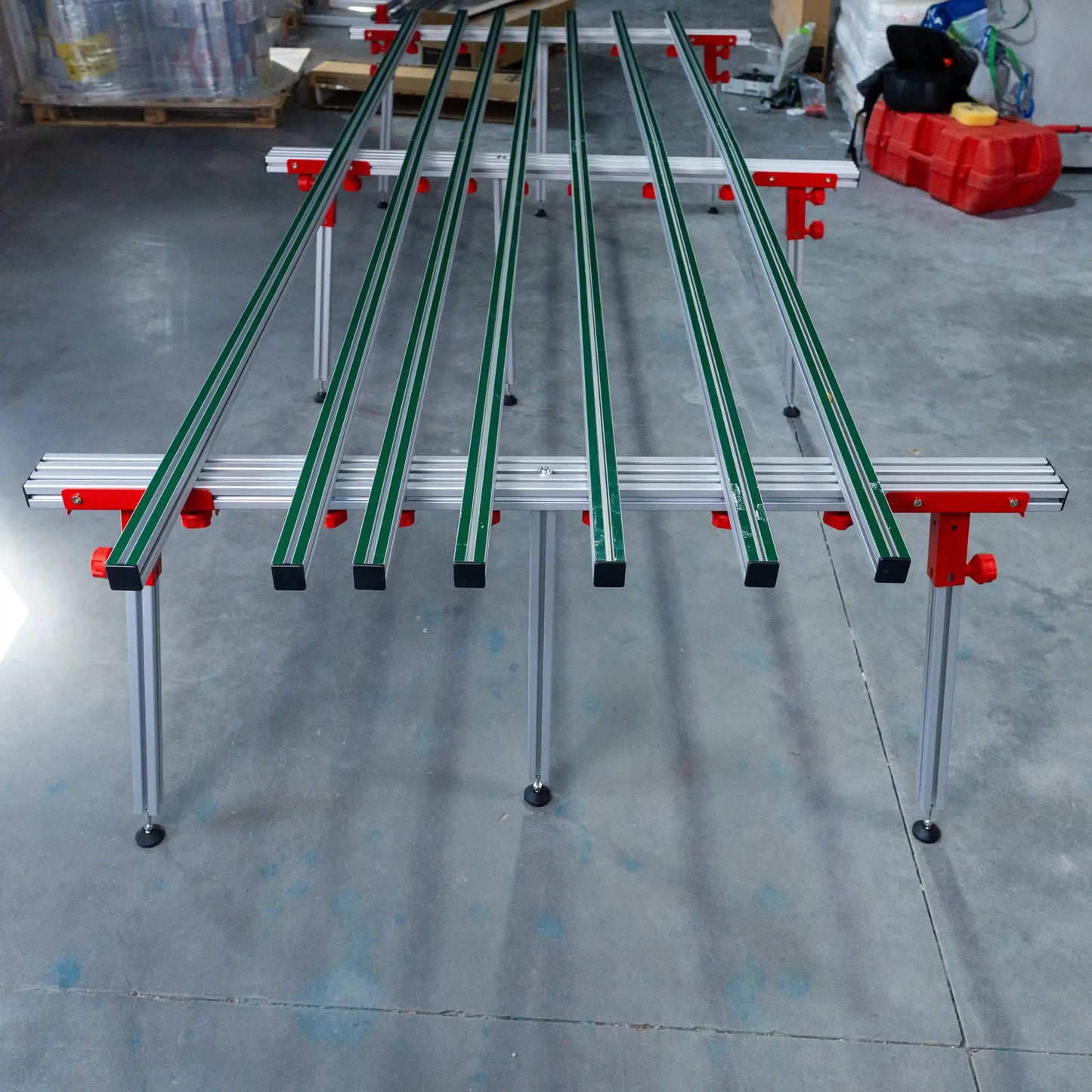 E2009 Plattenstütztisch mit 500 kg Tragfähigkeit und verstellbarem Größenbereich