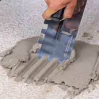E1014 Stainless steel notched trowel 15mm