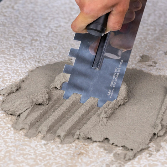 E1013 Inox gleterica za lepak – 12mm zubi