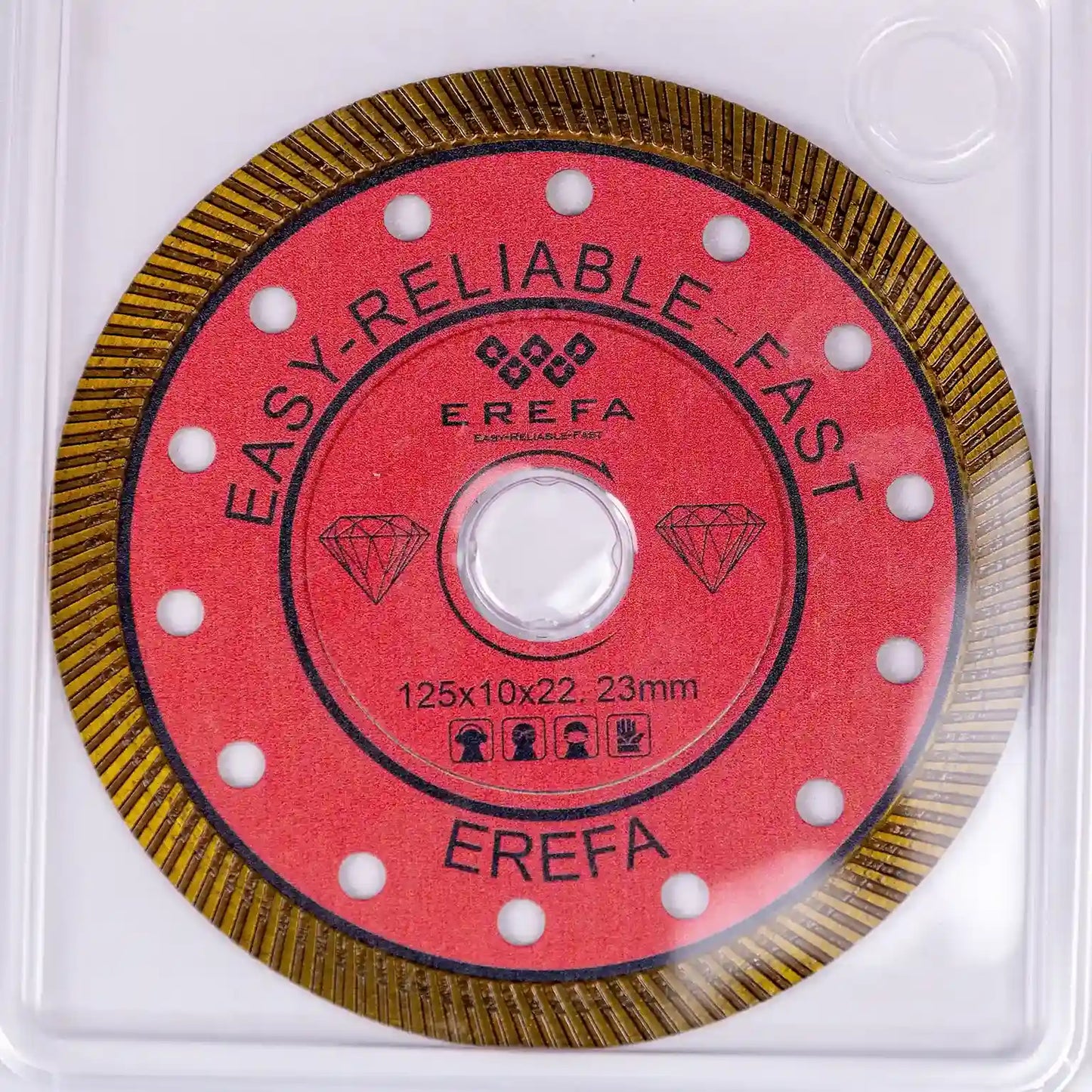 E1051 Dekton Diamanttrennscheibe, 125 mm, Industriequalität für Präzision und Geschwindigkeit