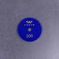 E1045 7-stufiges Nass-Diamantpad für präzises Steinpolieren mit 4 Zoll Flexibilität
