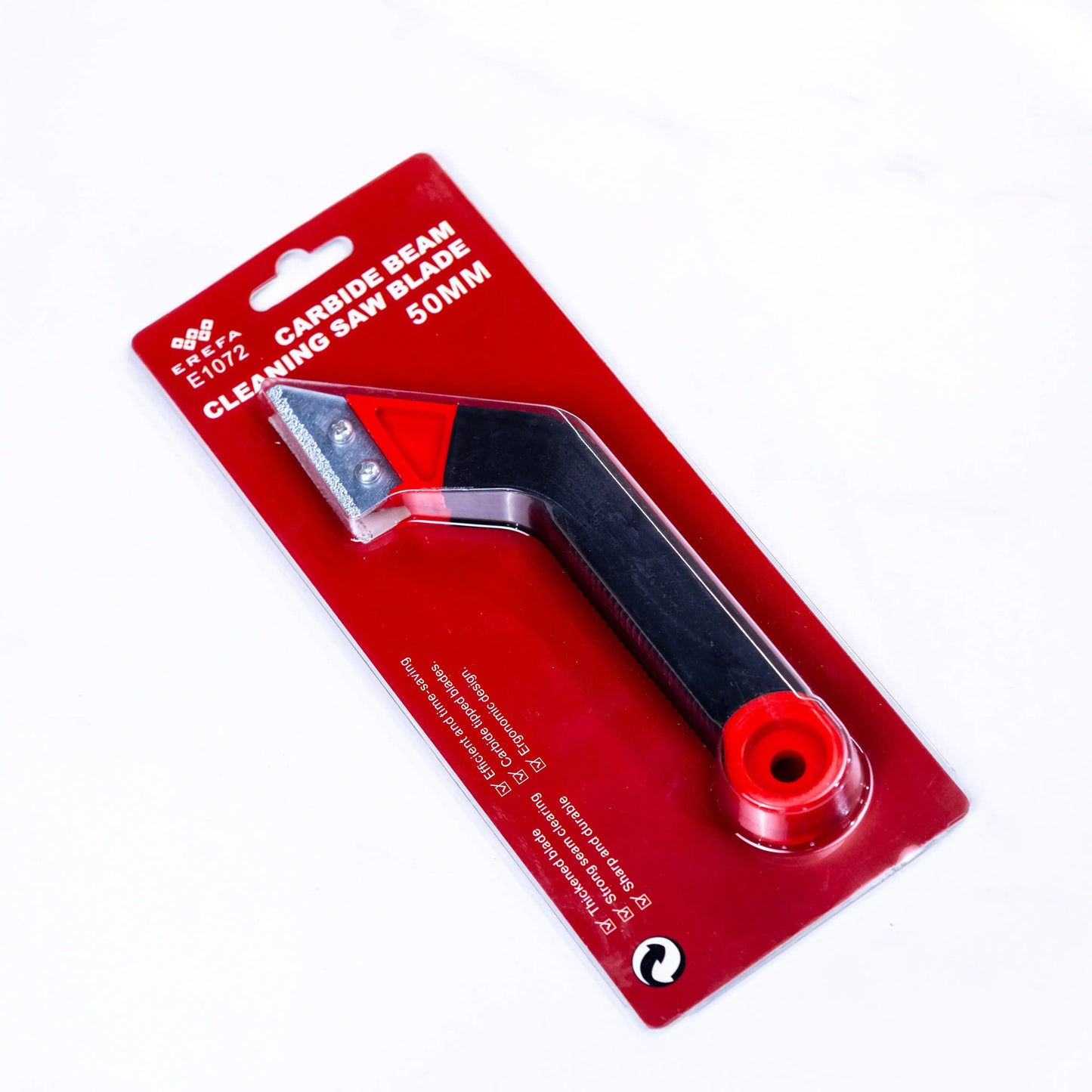 E1072 Edelstahl-Reinigungsmesser mit ergonomischem Griff für präzise Fugenarbeiten