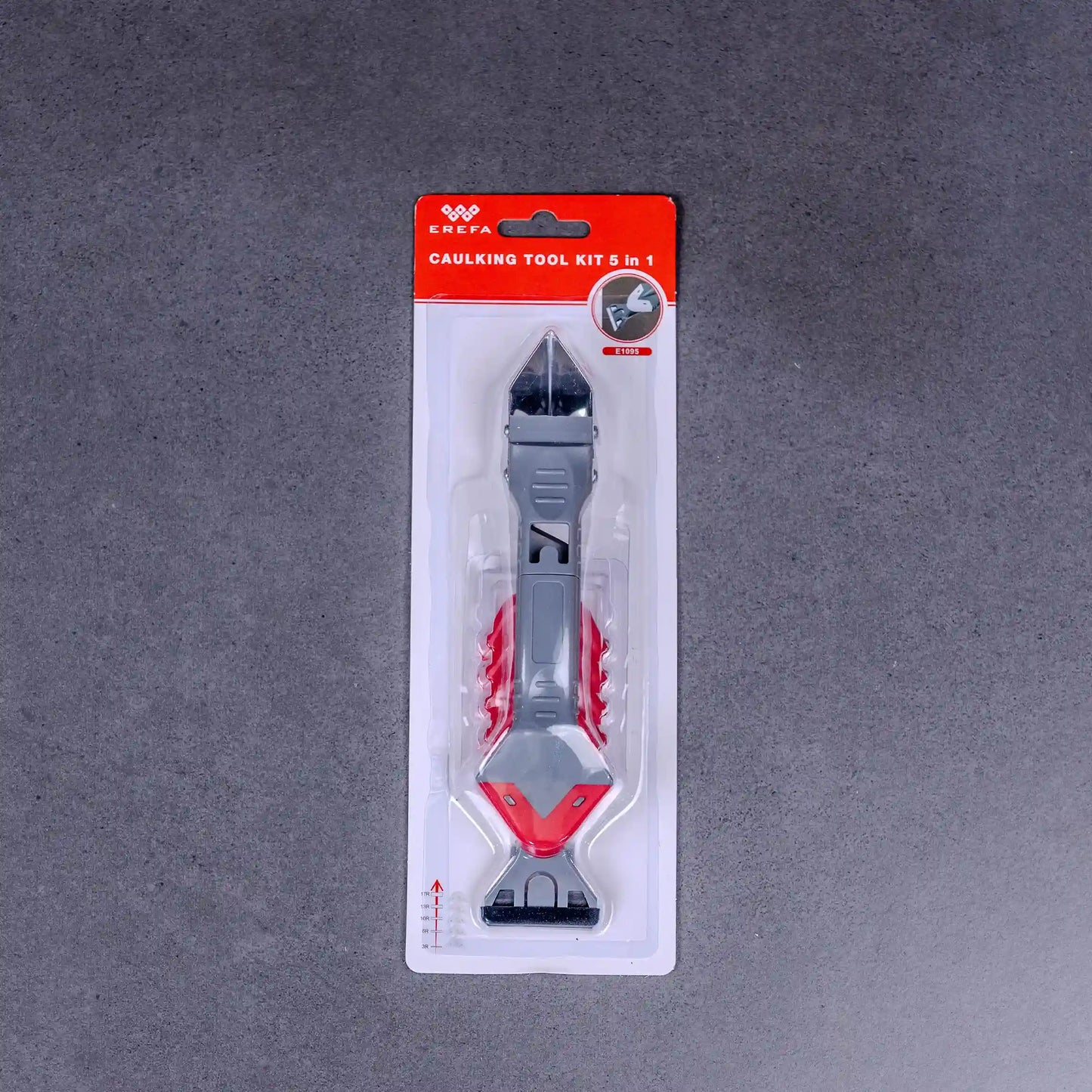 E1095 Silikon-Fugenwerkzeug-Set mit ergonomischem Griff für präzises Abdichten
