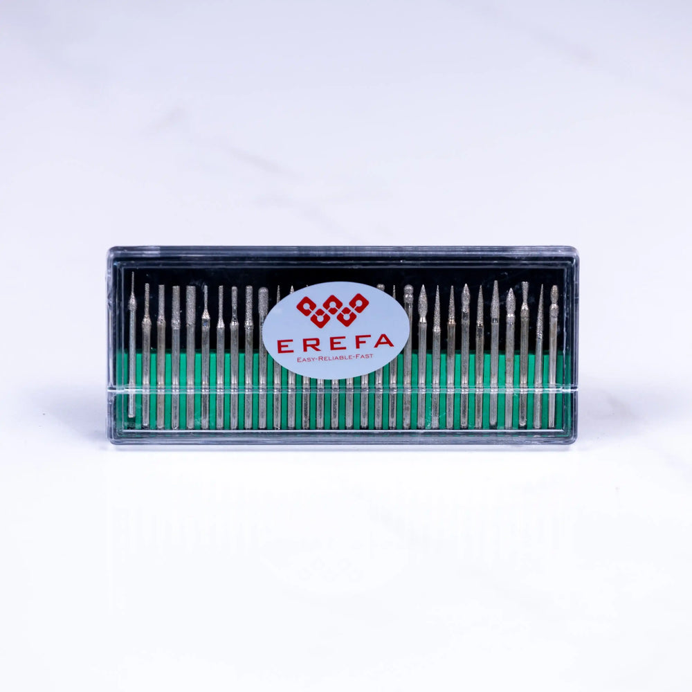 E1033 Set dijamantskih burgija 30 komada - 3mm prihvat za preciznu obradu