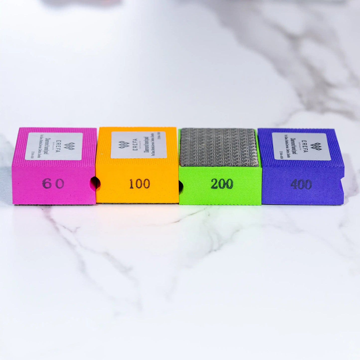 E1044 Diamant-Handpad mit vielseitigem Körnungsbereich und kompaktem Design für präzises Finish