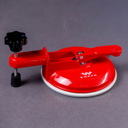 E1025 Saugnapf zur Wasserwaage mit integrierter, kalibrierter Wasserwaage und Schnellverschlussmechanismus