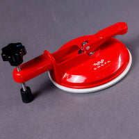 E1025 Saugnapf zur Wasserwaage mit integrierter, kalibrierter Wasserwaage und Schnellverschlussmechanismus