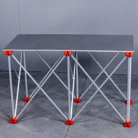 E2018 Ekstrudirani aluminijumski radni sto sa 6 nogu za ploče velikog formata