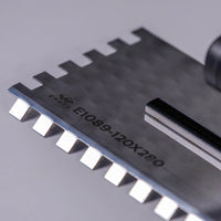 E1089 Stainless steel notched trowel